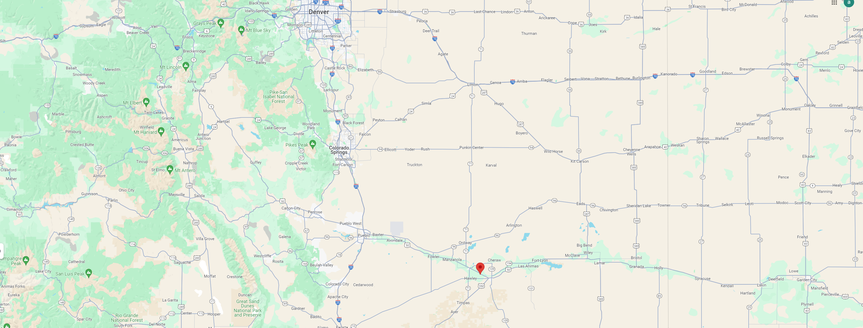 Coinable's location on a map, marked by a pin in Colorado